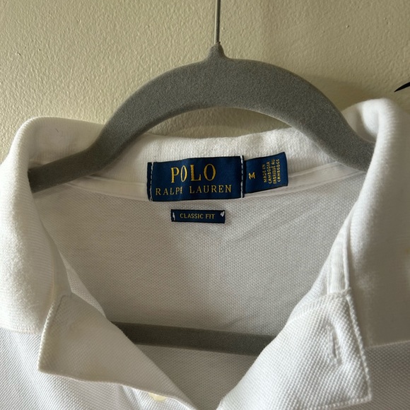Ralph Lauren White Classic Fit Polo - Picture 4 of 9